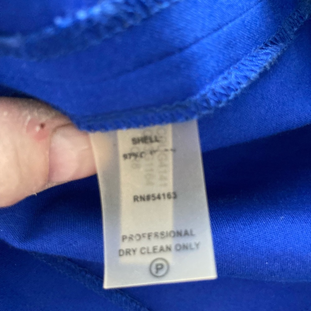 Calvin Klein Color-block Dress, Size 14, blue. - Picture 4 of 5
